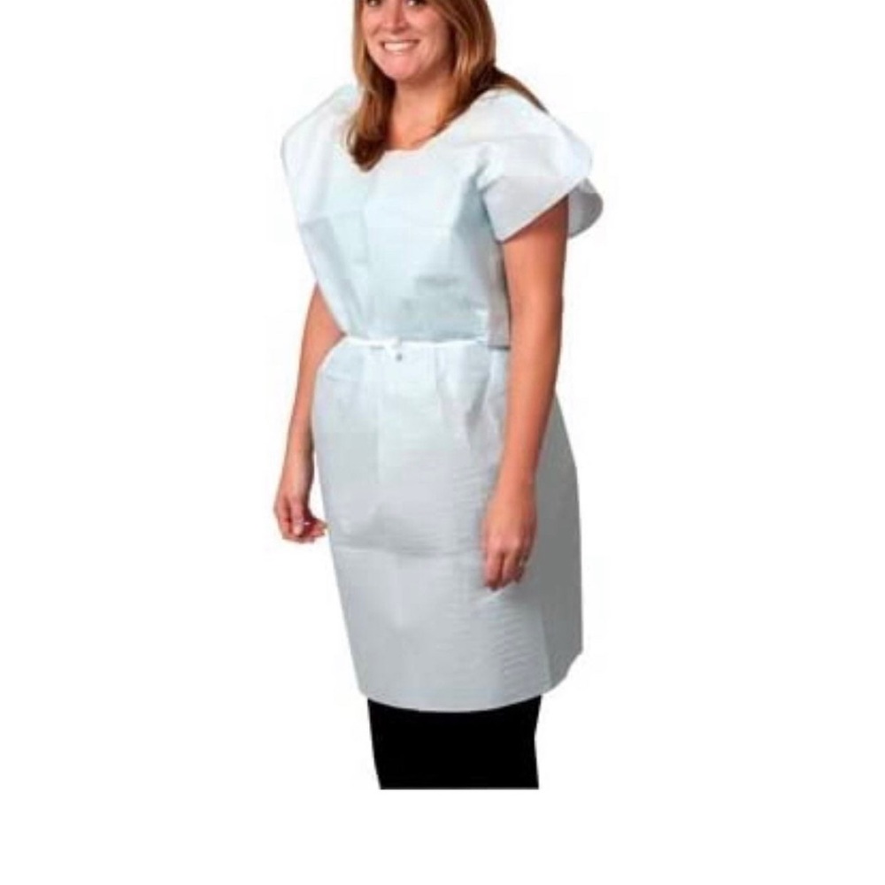 Light Blue Medical Gown
